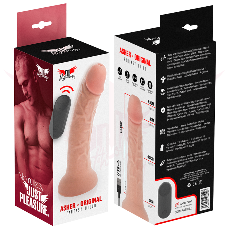 Mythology-Asher Originale Dildo Vibratore Silicone · Vibratori (immagine 3)