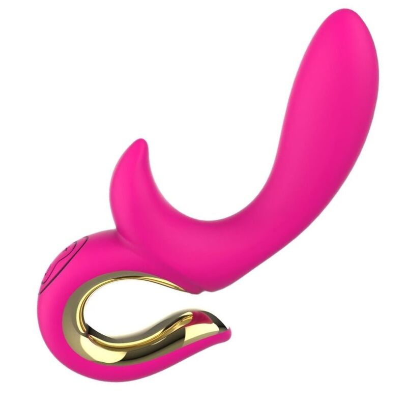 Nalone-Lulu vibratore coniglio con movimento di spinta Rosa