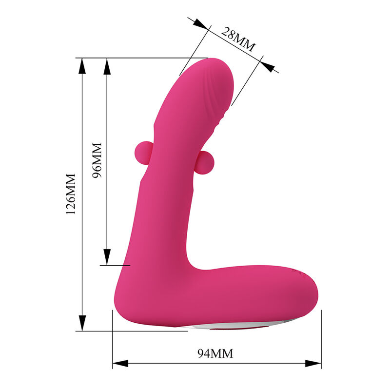 Pretty Love-Duden Vibratore in Silicone con Movimento Oscillante Rosa 7 Pretty Love-Duden Vibratore in Silicone con Movimento Oscillante Rosa · Vibratori (immagine 7)