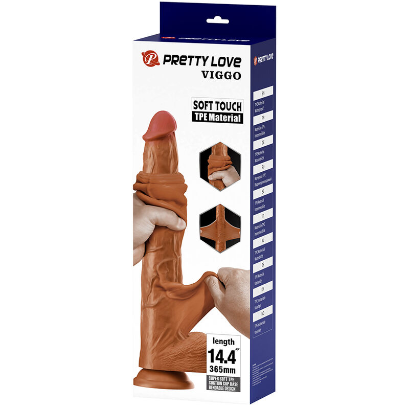 Pretty Love-Viggo Dildo Realist Flessibile 36,5 cm Marrone 2 Pretty Love-Viggo Dildo Realist Flessibile 36,5 cm Marrone · Dildo & Stimolatori (imaginea 2)
