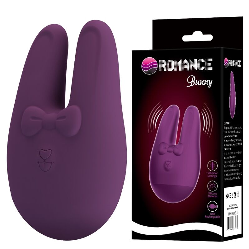 Romance-Stimolatore esterno Bunny con vibrazione 7 modalità · Vibratori (imaginea 9)
