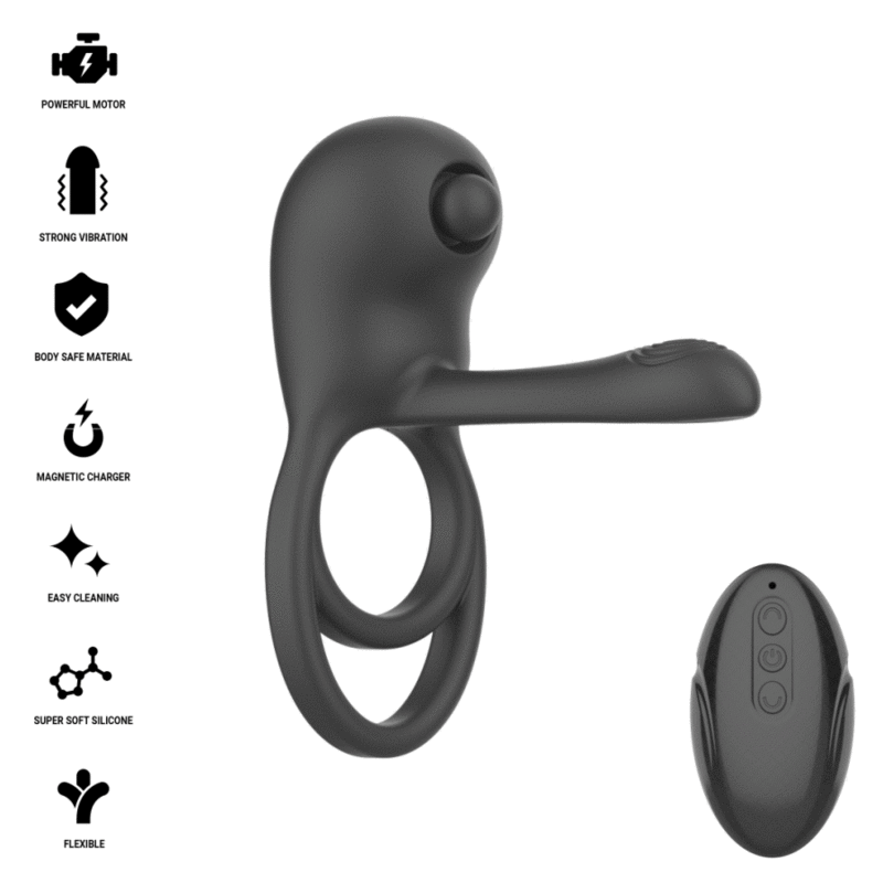 Intense-Spike Anello Vibratore per Pene con Telecomando · Anelli & Guaine per pene (immagine 7)