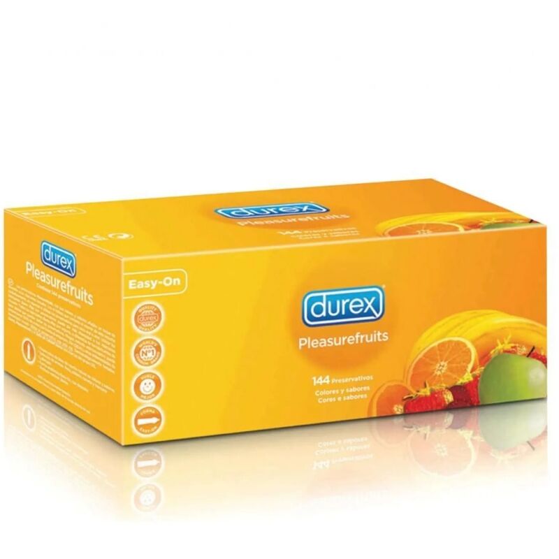Durex Condoms-Pleasure Fruits 144 Unità-Lattice 4 Durex Condoms-Pleasure Fruits 144 Unità-Lattice · Preservativi (imaginea 4)