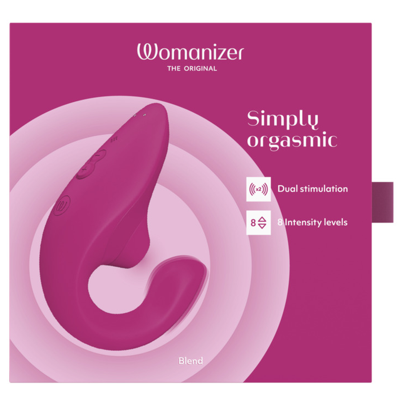 Womanizer-Blend Rabbit Vibrator Stimolatore Rosa Vibrant-Silicone · Vibratori (imaginea 3)