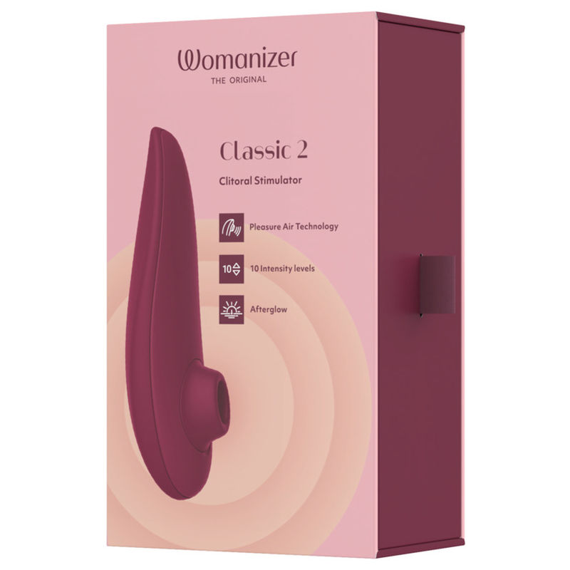Womanizer-Classic 2 Stimolatore Clitorideo Bordeaux-Silicone, 10 · Vibratori (imaginea 4)
