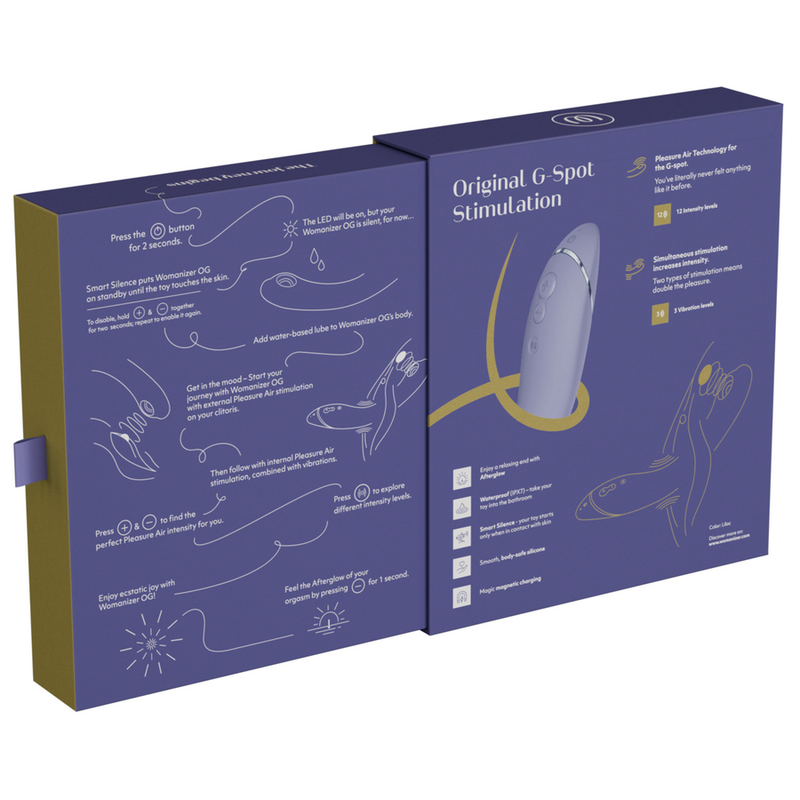 Womanizer-Og G-spot Lilla-Silicone, 12 velocità, Ricaricabile, USB 5 Womanizer-Og G-spot Lilla-Silicone, 12 velocità, Ricaricabile, USB · Vibratori (immagine 5)