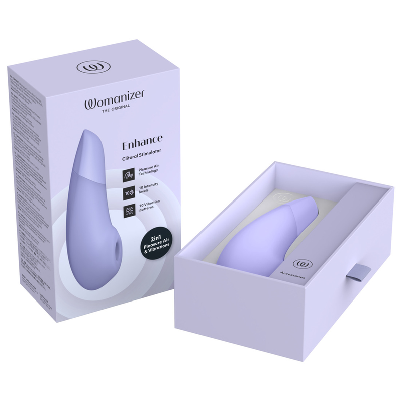 Womanizer-Enhance Stimolatore Clitorideo Silicone, 10 velocità · Vibratori (immagine 20)