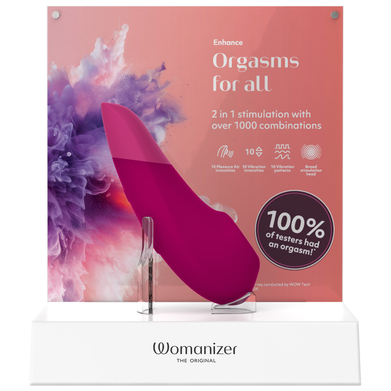 Womanizer-Enhance Stimolatore Clitorideo Vibrante Pink-Silicone · Vibratori (imaginea 7)