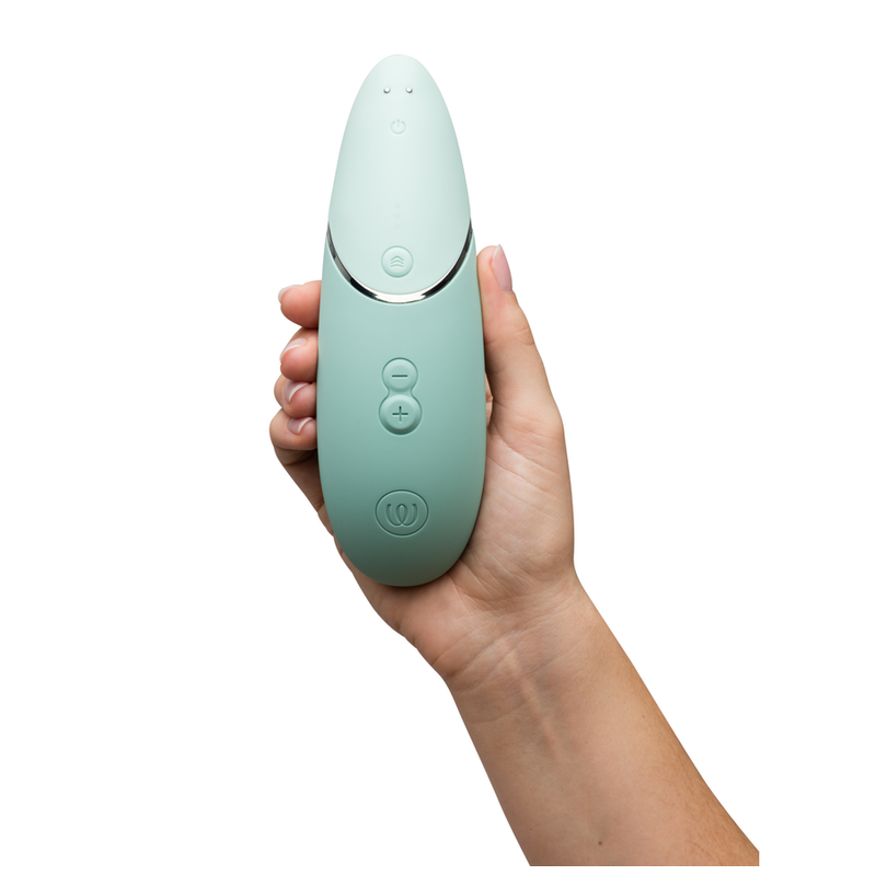 Womanizer-Next Stimulant Clitoridian Sage-Silicon, USB, Waterproof · Vibratoare (imaginea 9)