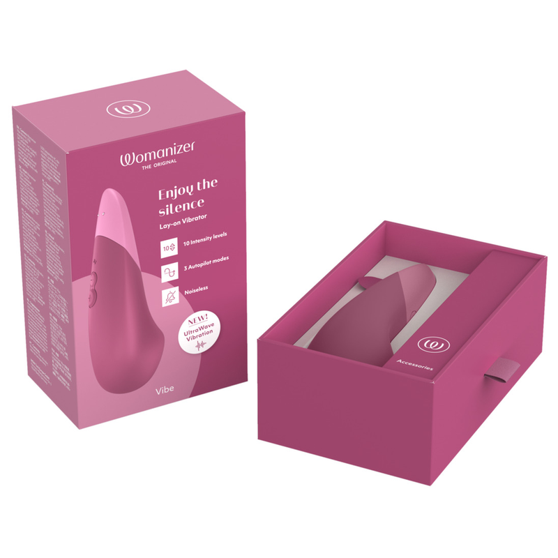 Womanizer-Vibe Lay-on Silent Vibrator Dusky Pink-Silicon, 10 · Vibratoare (imaginea 8)