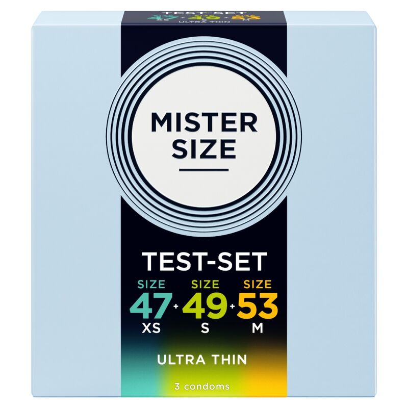 Mister Size-Confezione di prova del preservativo 47-49-53mm 3 pezzi