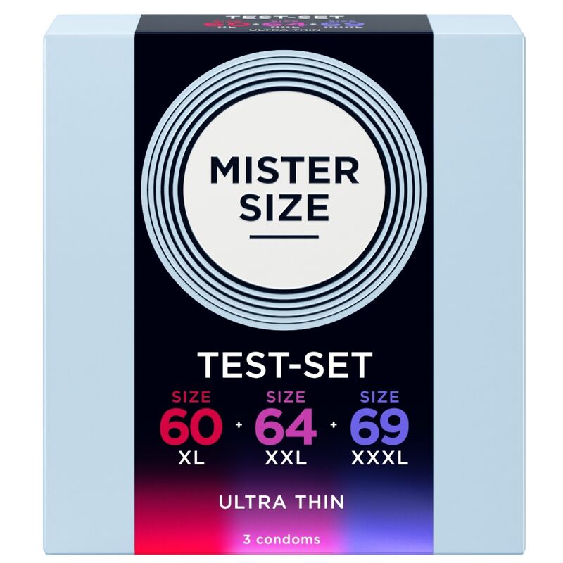 Mister Size-Confezione di prova del preservativo 60-64-69mm 3 pezzi
