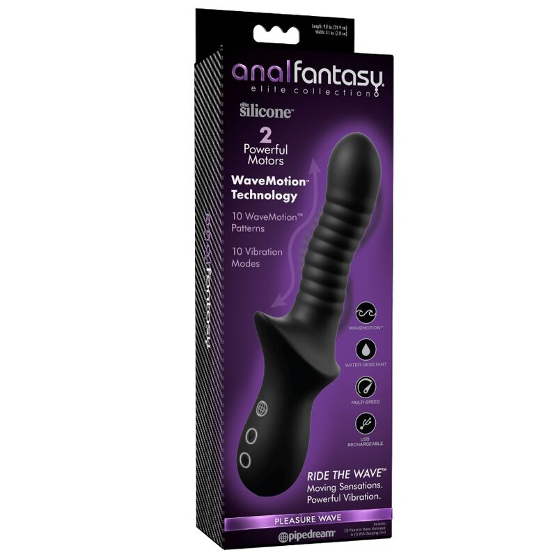 Pipedreams-Anale Fantasy Elite Massaggiatore Anale Pleasure Wave · Giocattoli anali (imaginea 3)