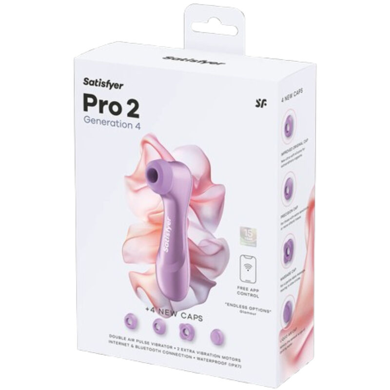Satisfyer-Pro 2 Generation 4 Stimolatore del clitoride Ametista · Vibratori (imaginea 8)
