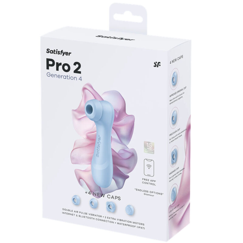 Satisfyer-Pro 2 Generation 4 Stimolatore clitorideo Blu · Vibratori (immagine 9)
