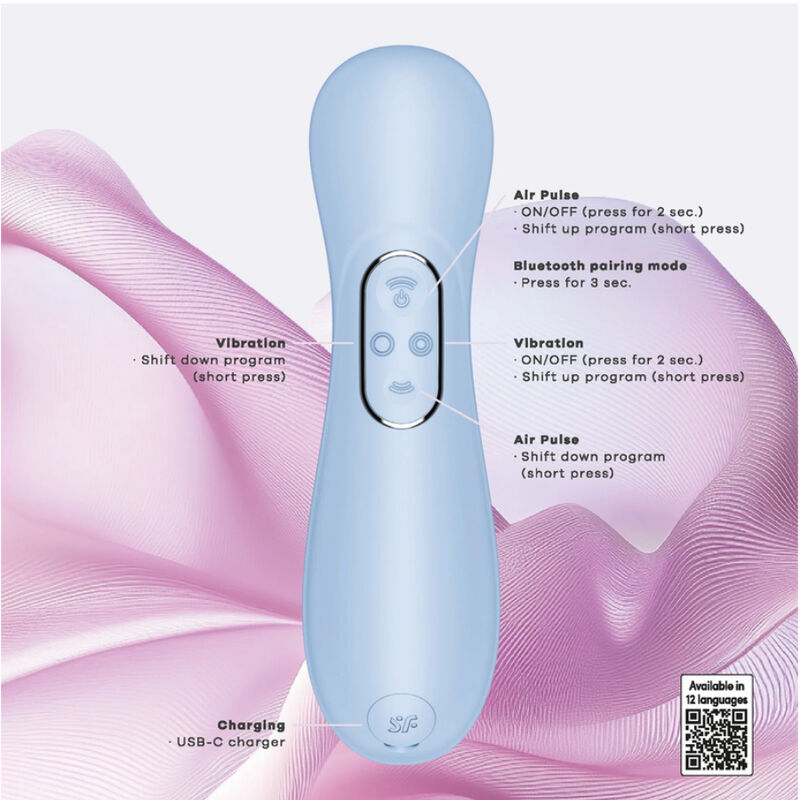Satisfyer-Pro 2 Generation 4 Stimolatore clitorideo Blu · Vibratori (immagine 7)