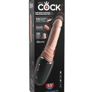 Pipedreams-King Cock Plus Dildo Thrusting Riscaldato 12,7 cm